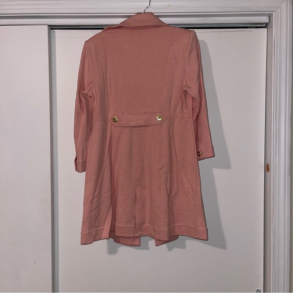 Long blazer with buttons - Picture 3 of 4